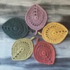 12 Crochet Leaf Coaster Free Patterns