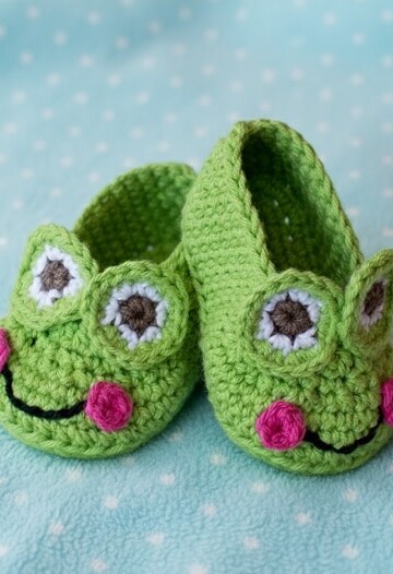12 Animal Baby Booties Free Crochet Patterns