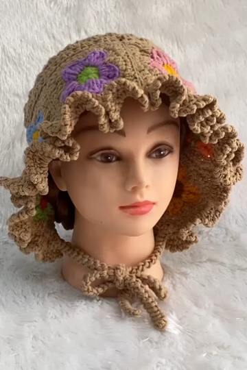 12 Crochet Ruffle Hat Free Patterns