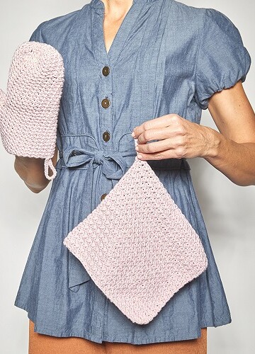 12 Oven Mitts Free Crochet Patterns
