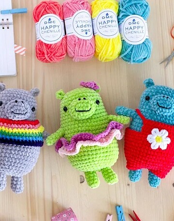 13 Crochet Hippo Free Patterns