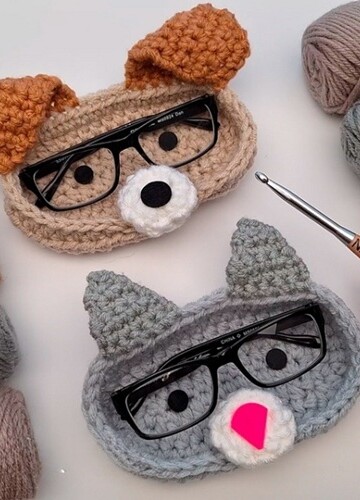 16 Crochet Animal Glass Holders Free Patterns