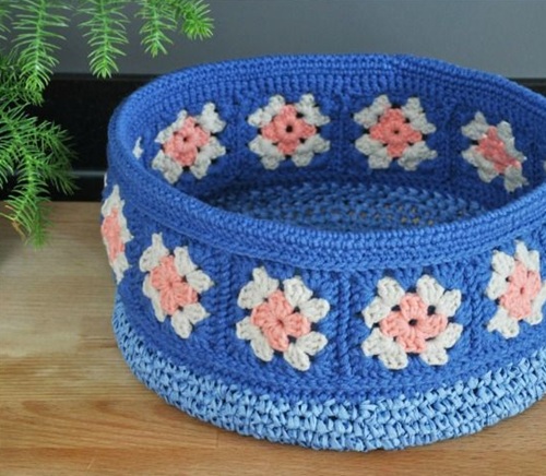 A Basket of Granny Squares