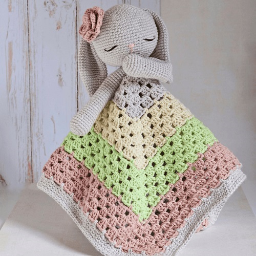 A classic retro bunny lovey