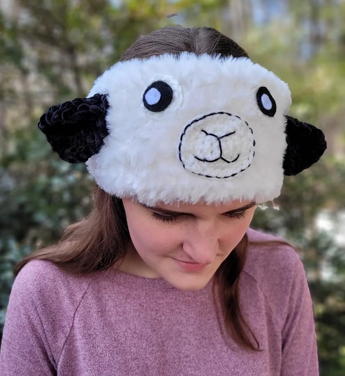 Crochet Animal Ear Warmer Free Patterns 7