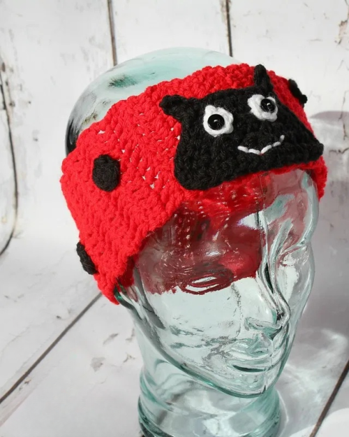Ladybug Ear Warmers