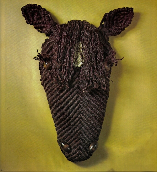 Macrame Horse Head Wall Hanging