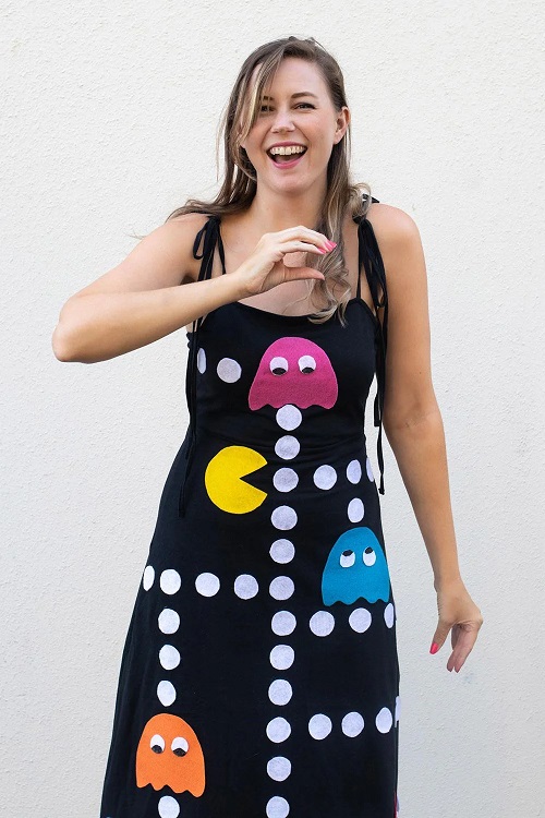 NO-SEW PAC-MAN INSPIRED Halloween COSTUME