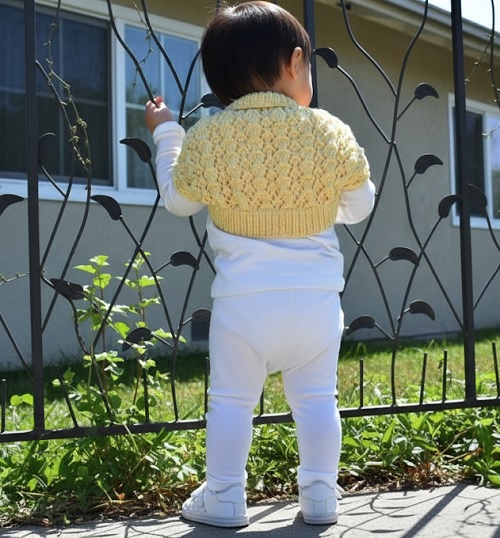 Easy and Lacy Baby Bolero