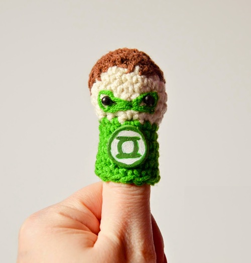 Green Lantern Finger Puppet