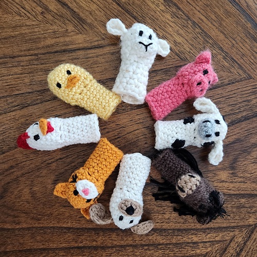Farm Animal Finger Puppets