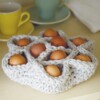 7 Crochet Egg Holder Basket Free Patterns