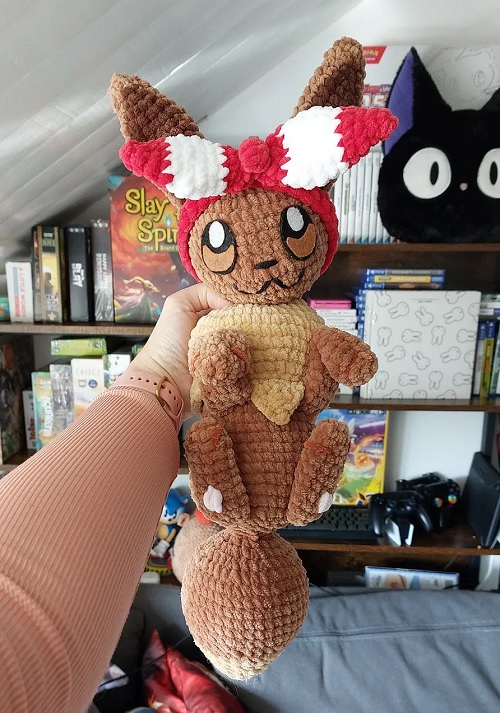 Unique Eevee Free Crochet Pattern 1