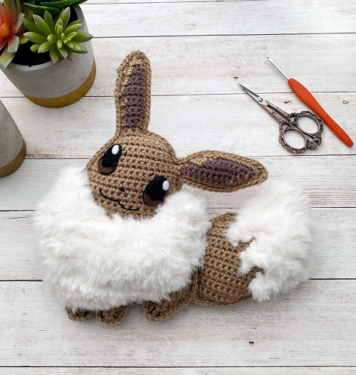 Unique Eevee Free Crochet Pattern 4
