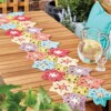 9 Crochet Flower Table Runner Free Patterns