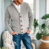 9 Men Cardigan Free Crochet Patterns