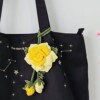 10 Crochet Flower Bag Charm Free Patterns