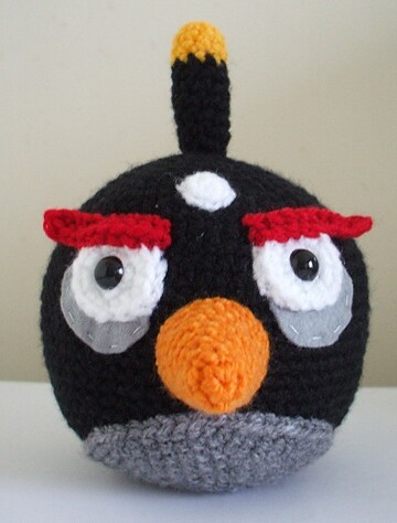 11 Crochet Black Bird Free Patterns