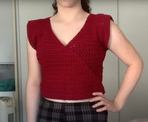 Crochet Summer Wrap Top Free Patterns 14