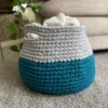 12 Crochet Floor Basket Free Patterns