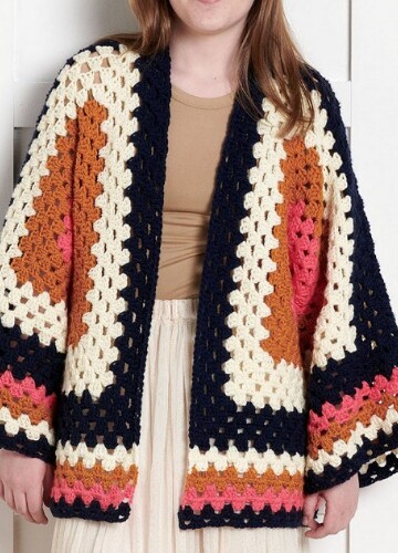 14 Crochet Cardigan Free Patterns for Beginners