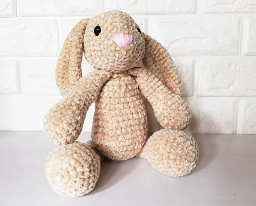 Velvet Bunny Amigurumi Toy