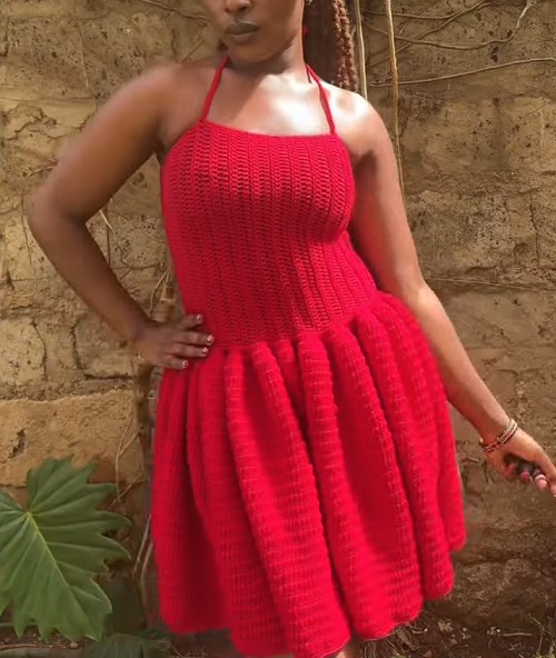 Peplum Dress Free Crochet Patterns 9