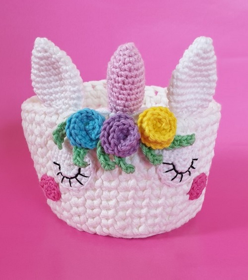 Kawaii Unicorn Basket