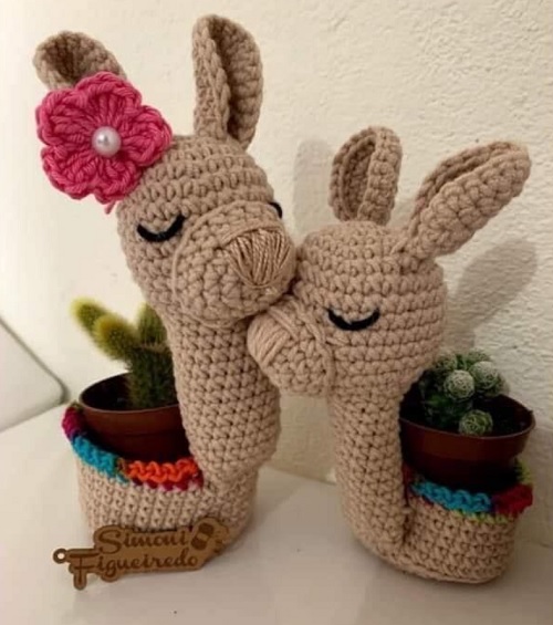 Llama with Basket