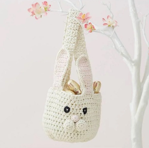 Free Pattern Crochet Bunny Basket