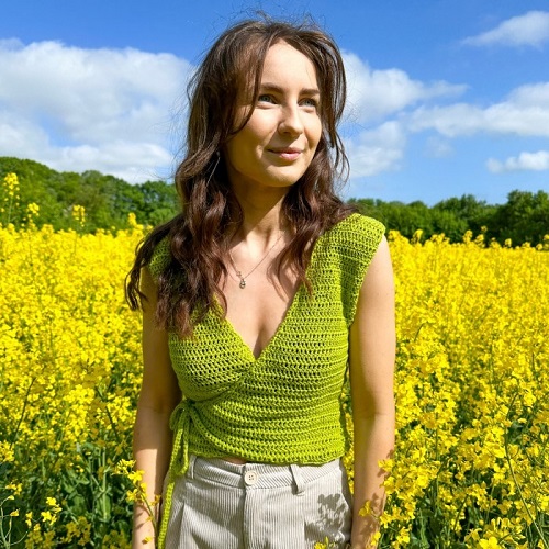 Crochet Summer Wrap Top Free Patterns3