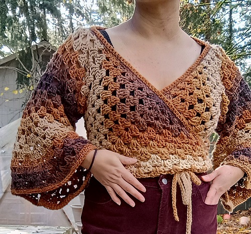 Crochet Summer Wrap Top Free Patterns 19