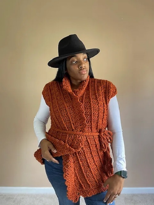 How to make the Windin’ Crochet Vest