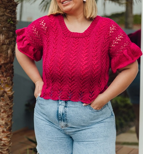 Knitting Ladies Top Free Patterns 3