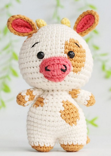 20 Crochet Cows Free Patterns