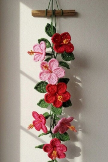 4 Hibiscus Home Decor Free Crochet Patterns