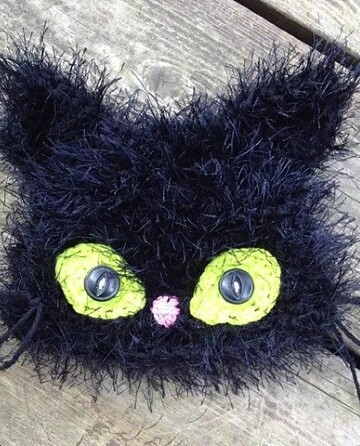 6 Free Crochet Cat Ear Baby Beanie Patterns