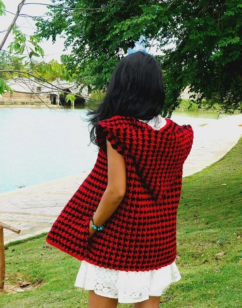 oversized vest crochet free patterns 11