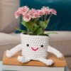 7 Plant Basket Buddy Free Crochet Patterns