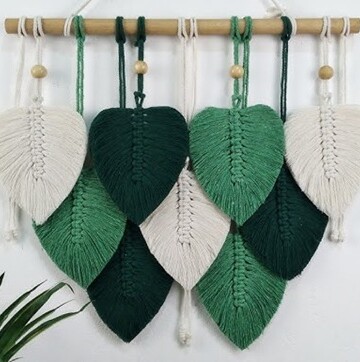 8 Macrame Leaf Wall Hanging Free Patterns