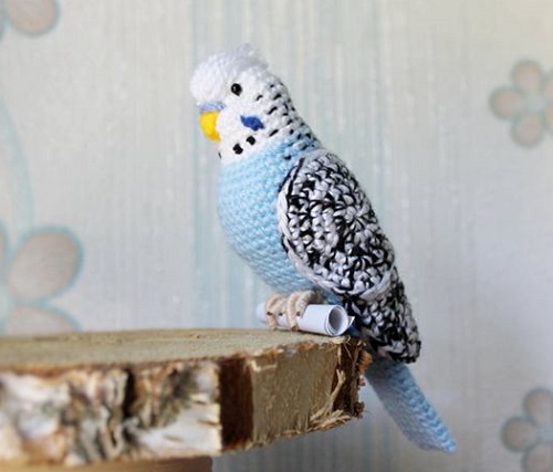 Amigurumi Love Budgie Bird