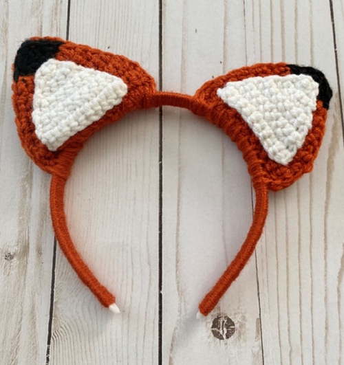 Fox & Cat Ear Headbands – Crochet Pattern