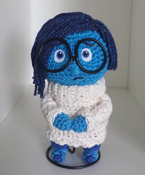 Sadness (Inside Out) Amigurumi