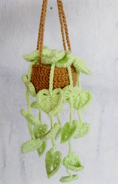 Crochet Monstera Plant Hanging