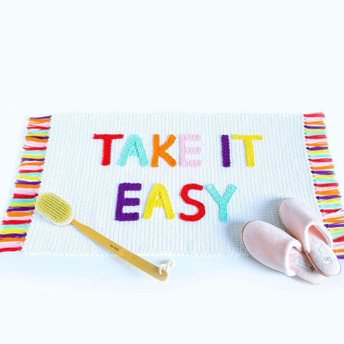 Take It Easy Crochet Bath Mat