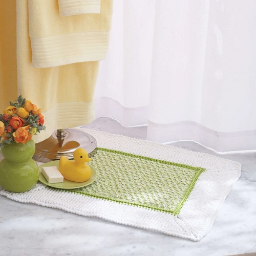 Dual Toned Bathroom Mat
