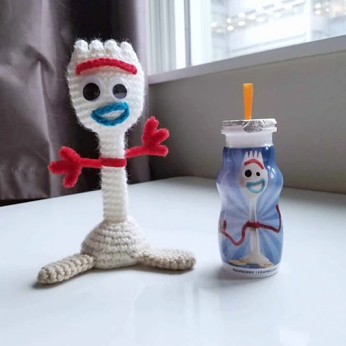 Forky Amigurumi Free Crochet Pattern